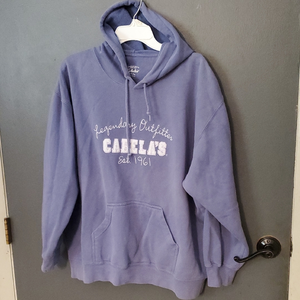 Cabela's Blue/Lavender Sweatshirt for Cozy Comfort - Picture 1 of 4